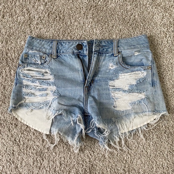 distressed jean short - Picture 1 of 1